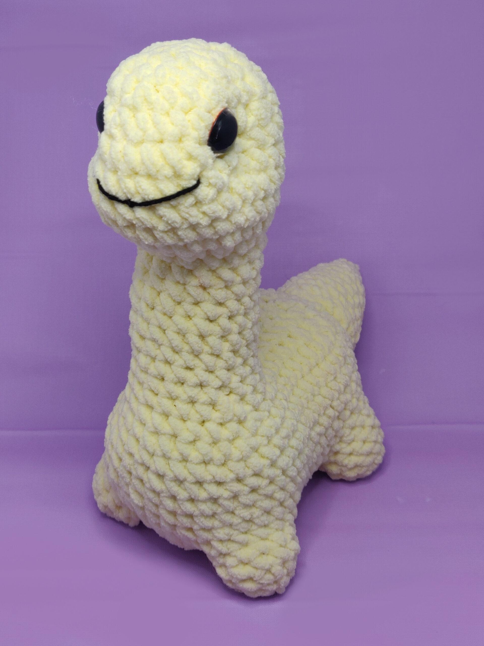 dinosaur crochet plushie