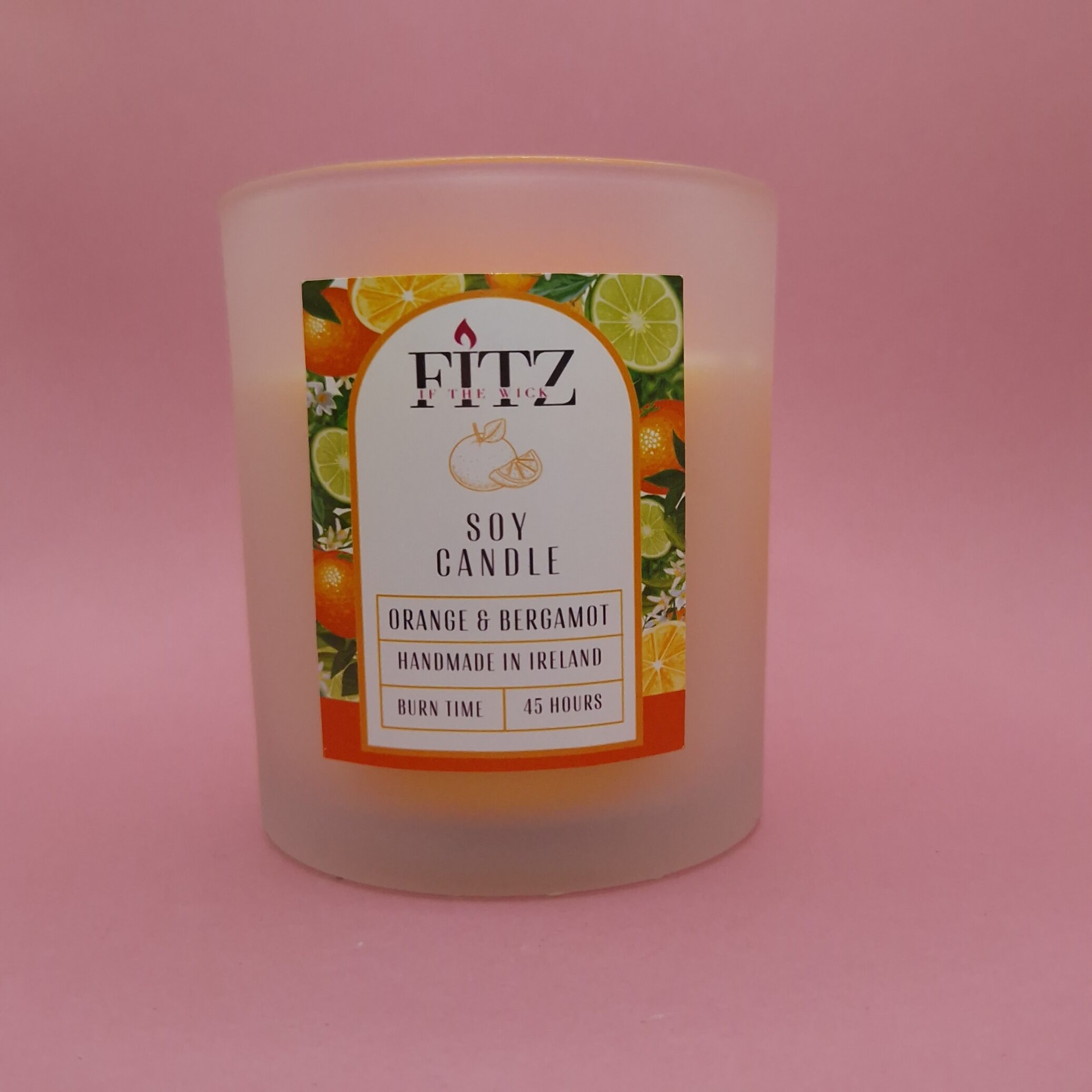 orange & bergamot candle
