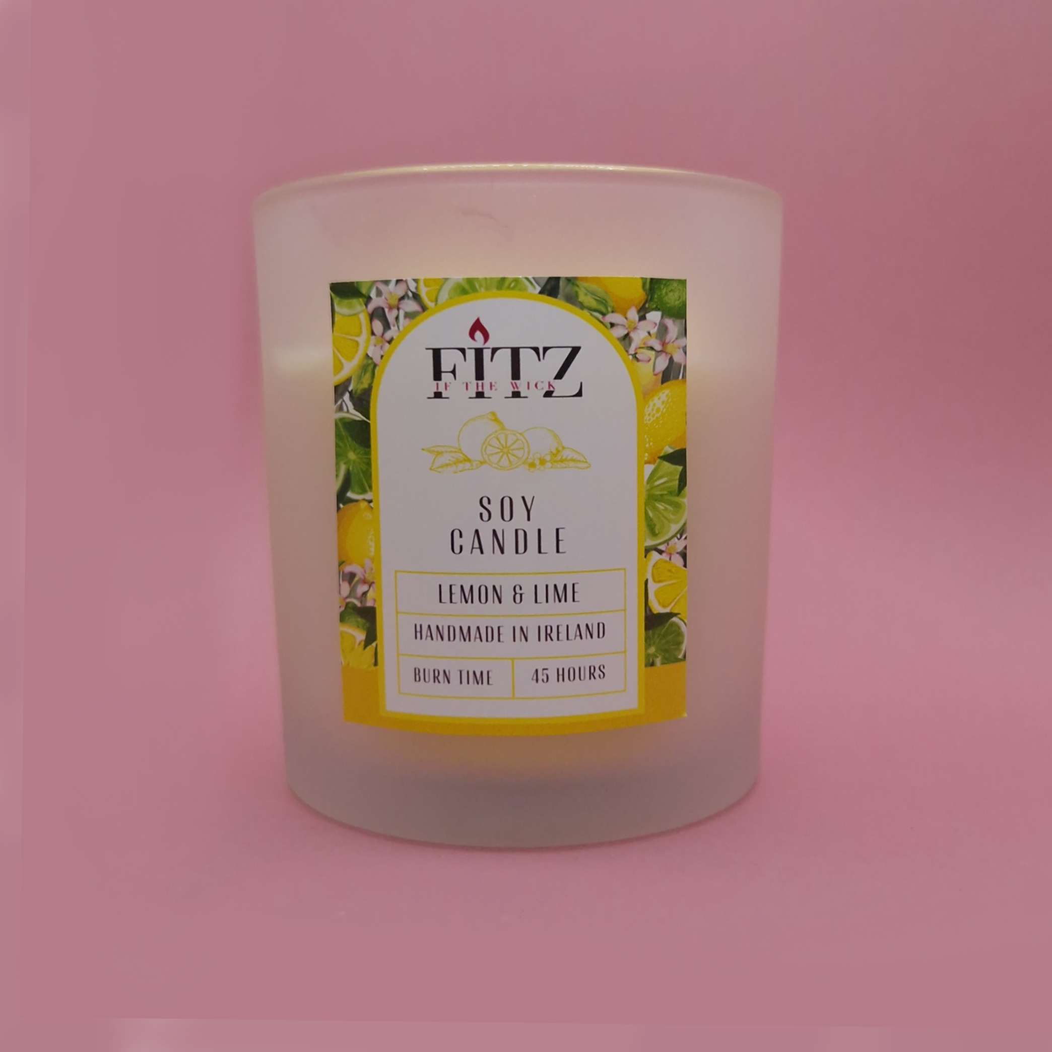 lemon and lime candle