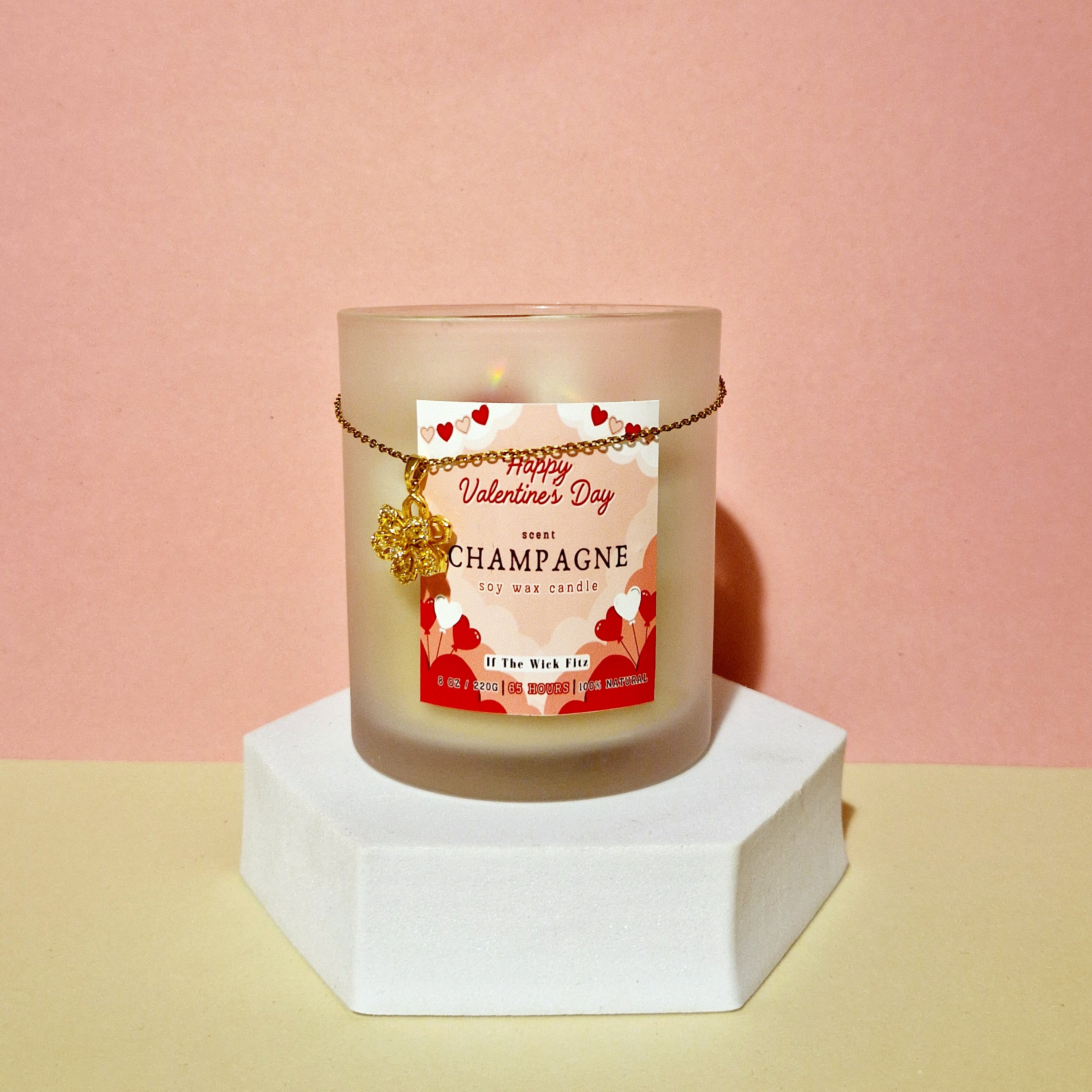 Champagne Necklace Candle