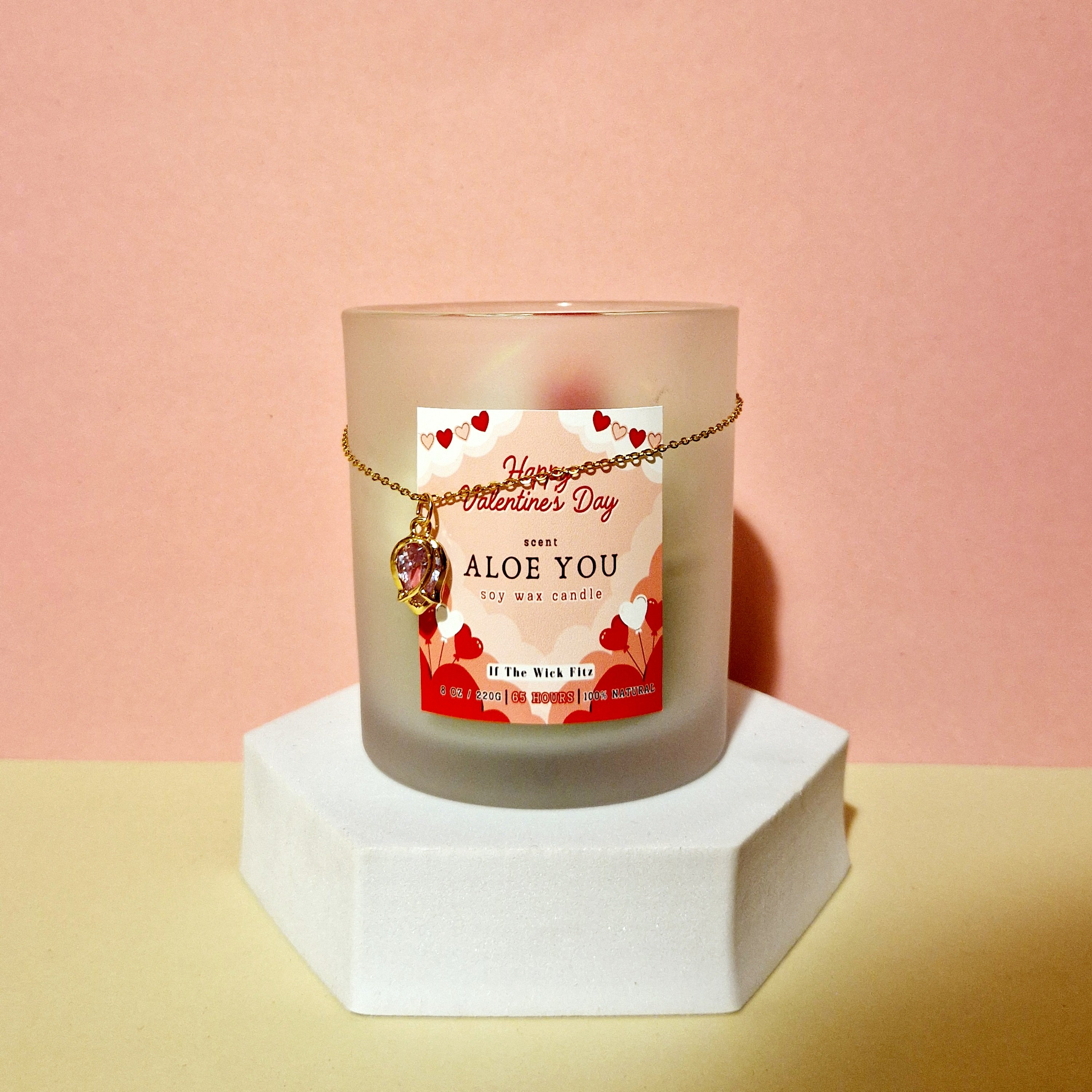 Aloe & Cucumber Necklace Candle