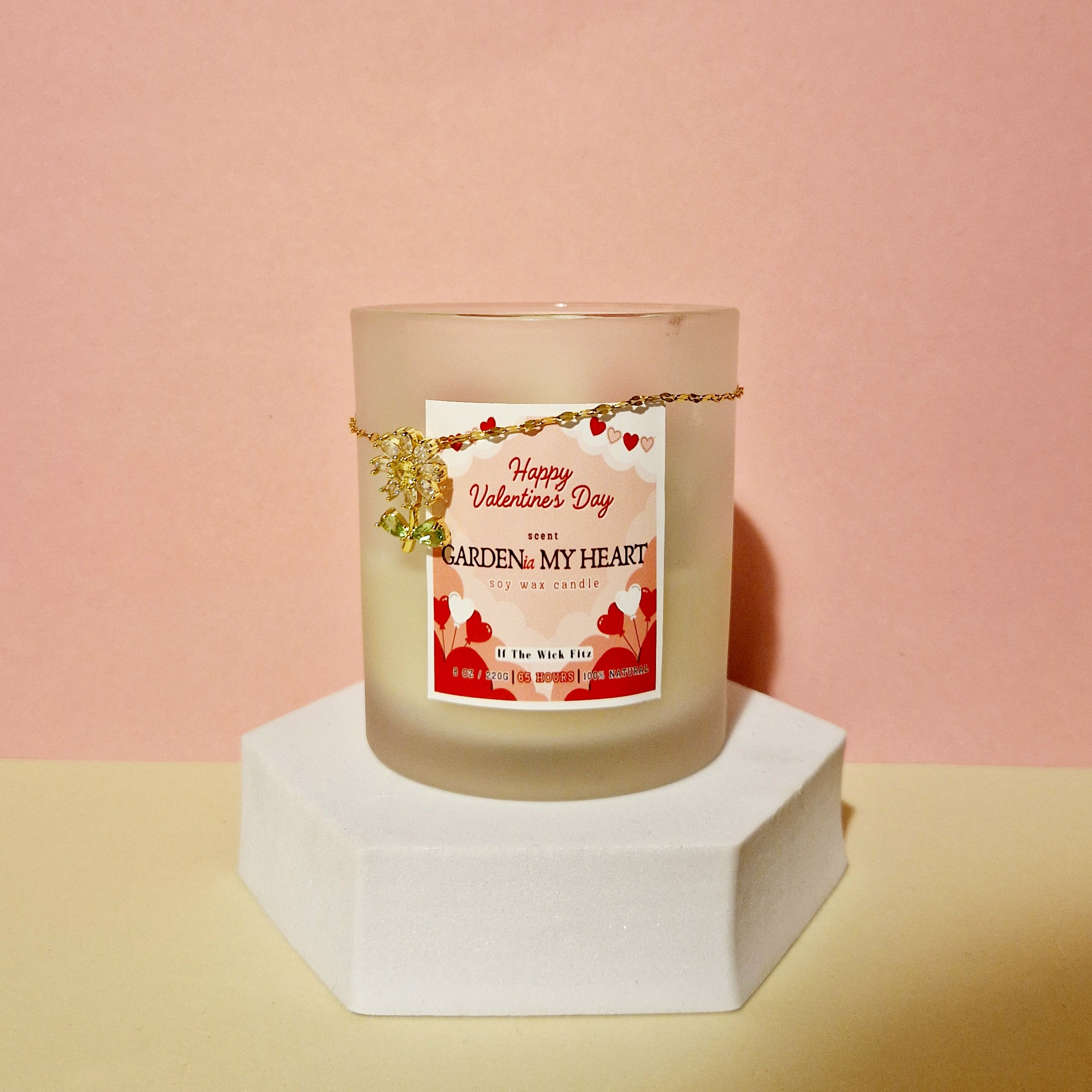 Gardenia Necklace Candle