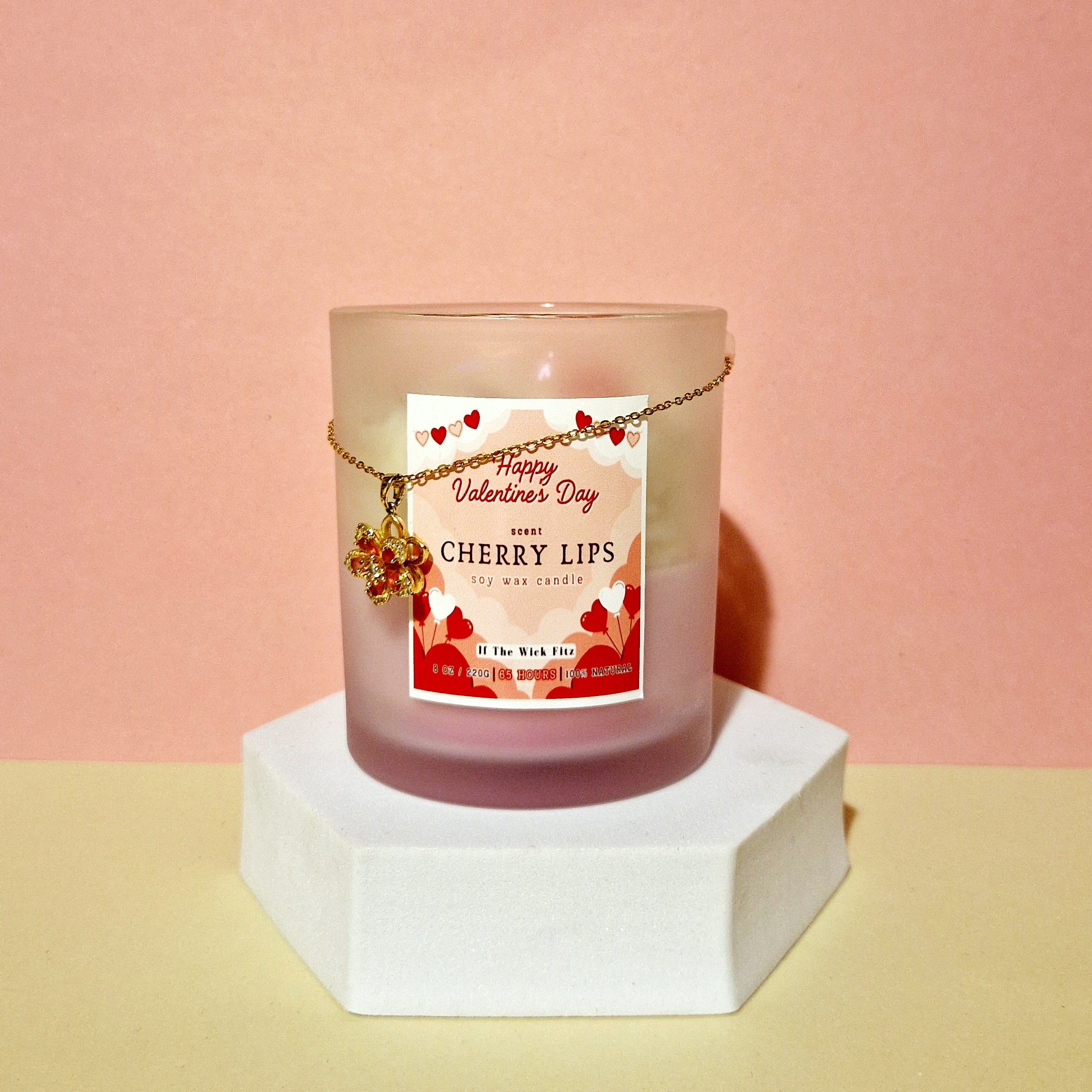 Cherry Necklace Candle