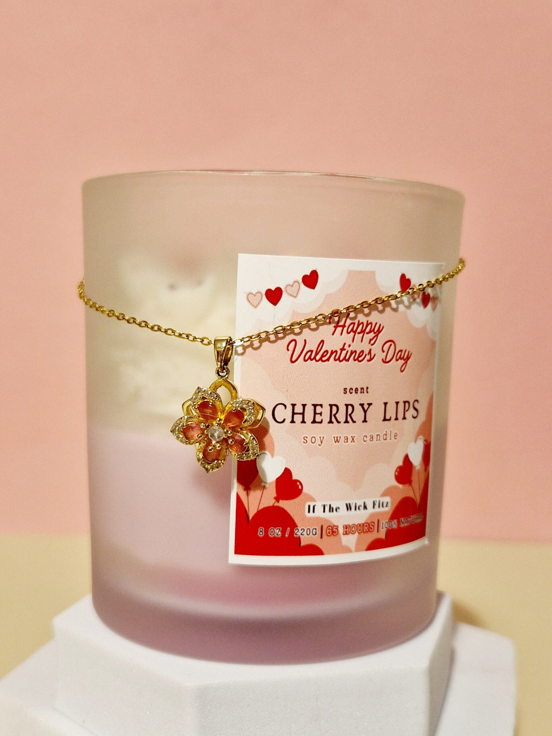 Cherry Necklace Candle - Image 2