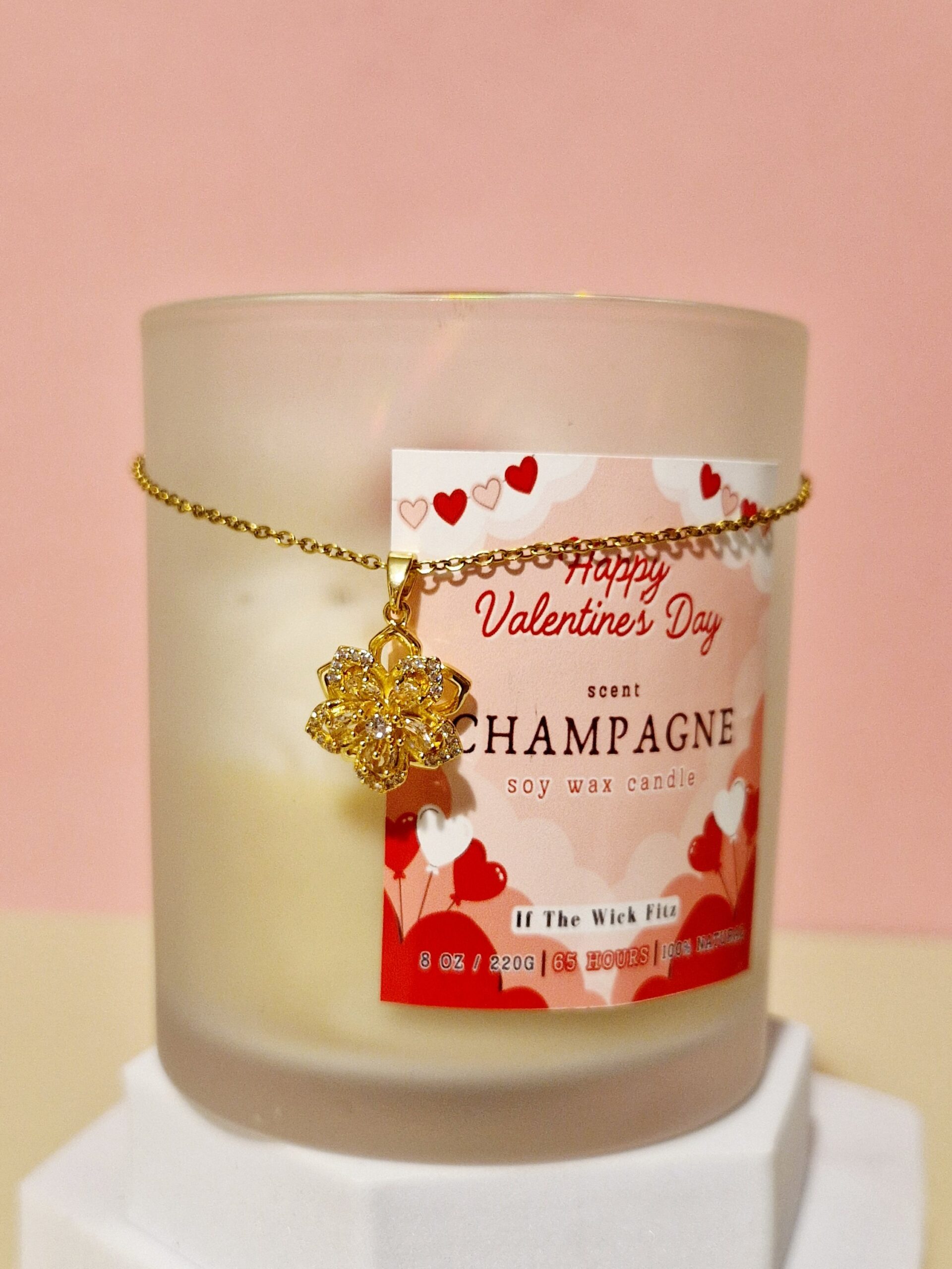 Champagne Necklace Candle - Image 2