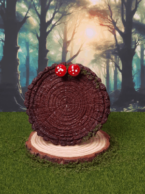 tree stump coaster