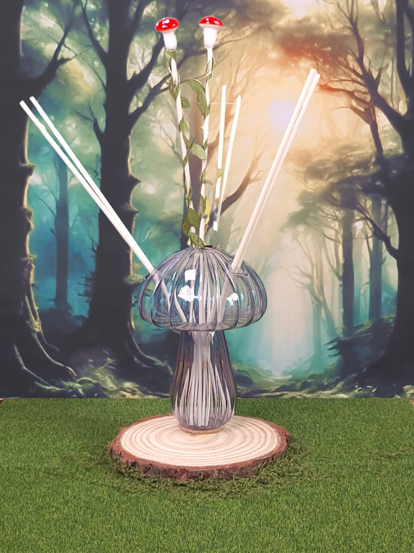 Mushroom reed diffuser