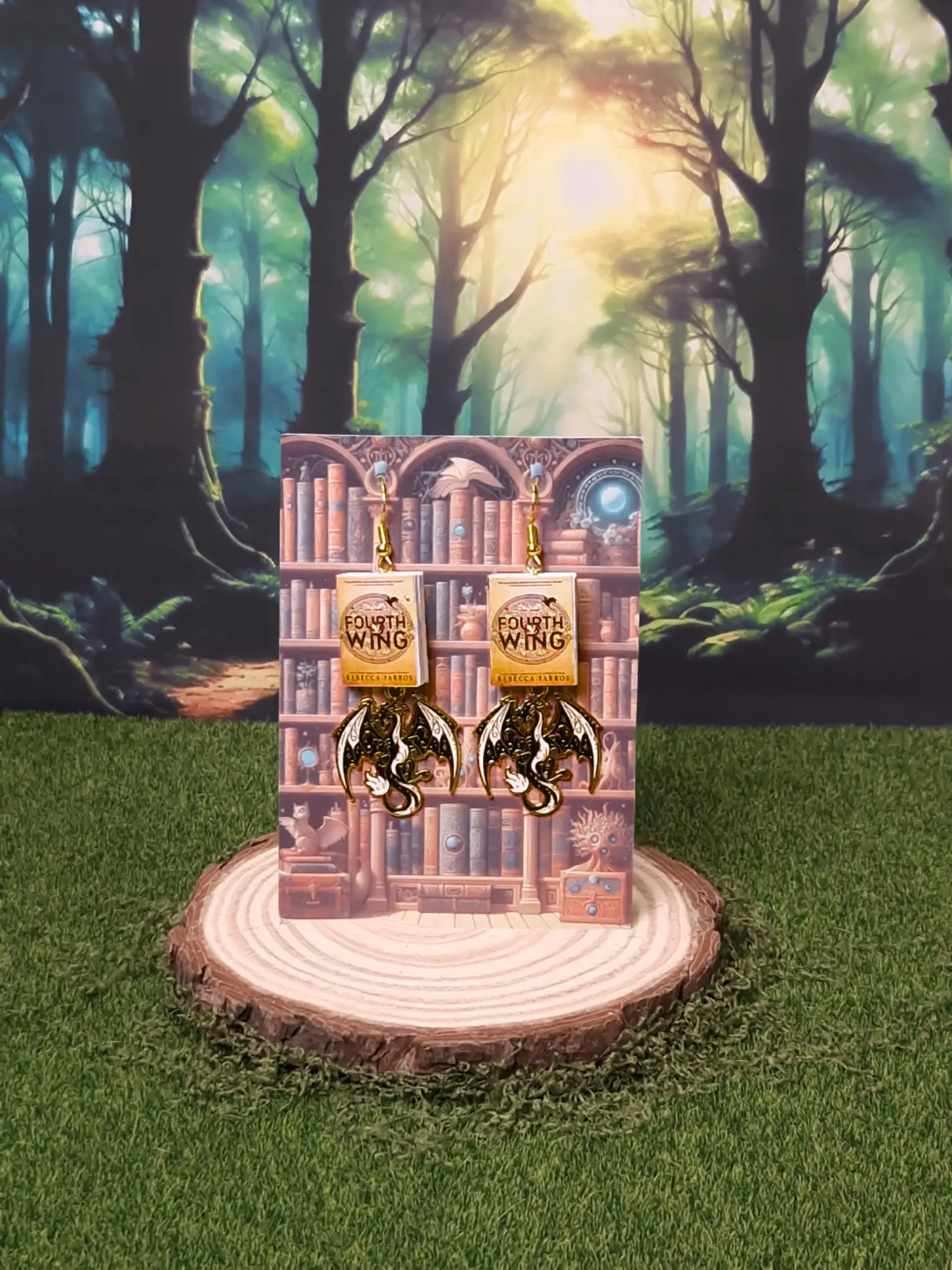 Fourth wing earrings