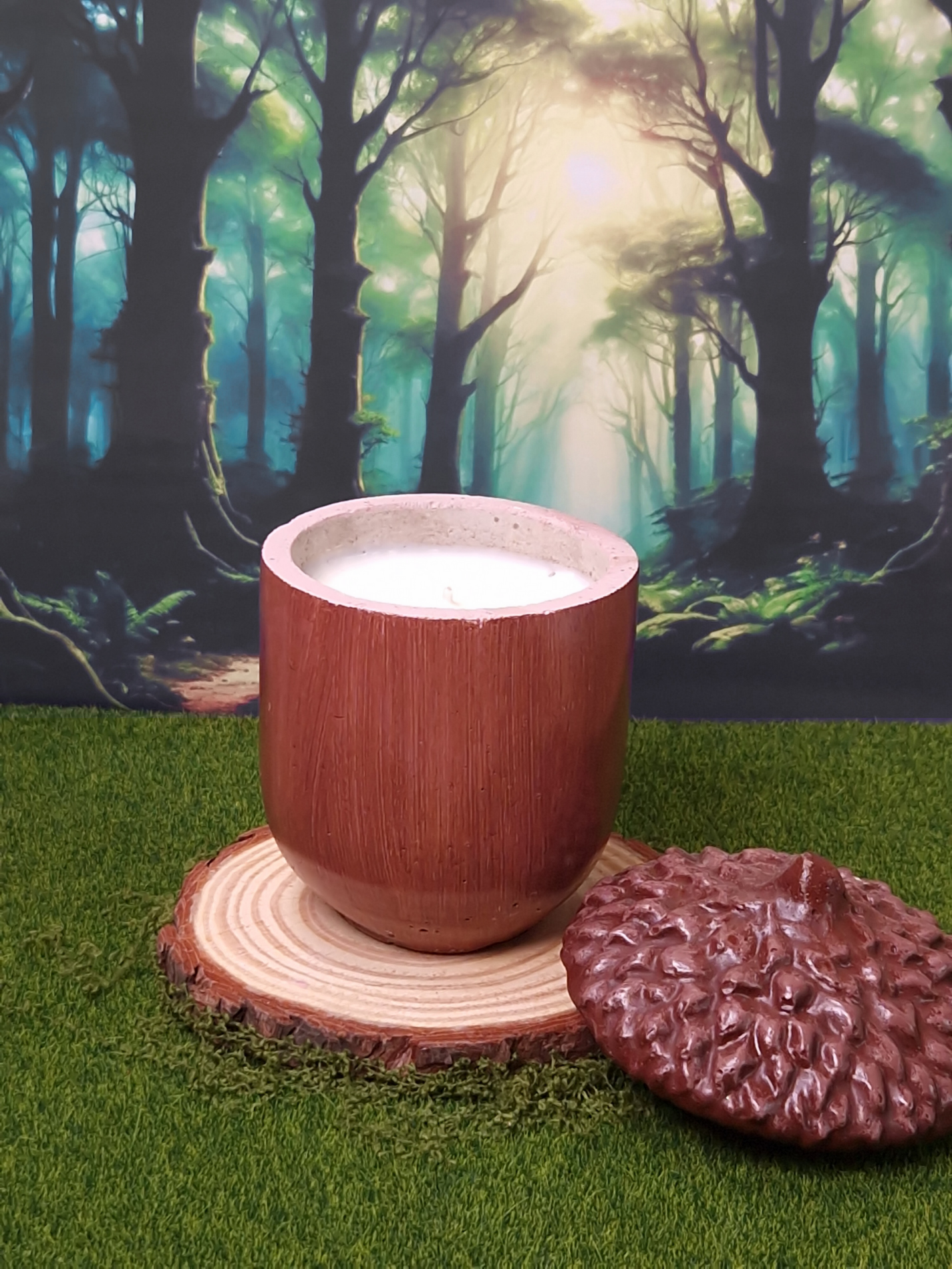 Acorn candle