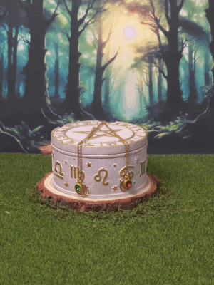 Zodiac themed candle